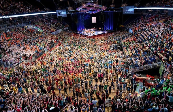 The Penn State Dance Marathon, the largest student-run philanthropy in the country.