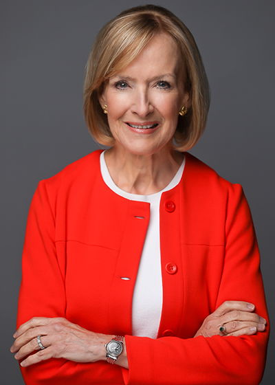Headshot of Judy Woodruff