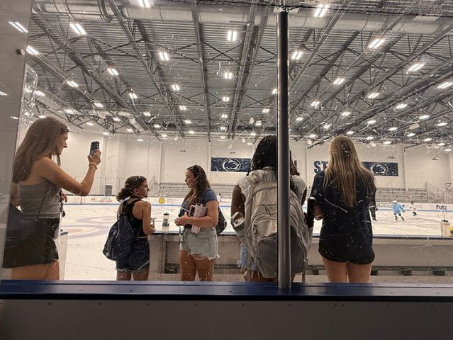 At Pegula Ice Arena.