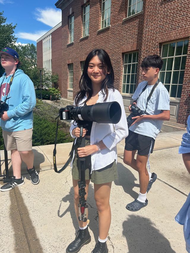Girl with a camera.
