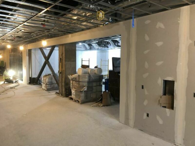 Bellisario Media Center construction photo