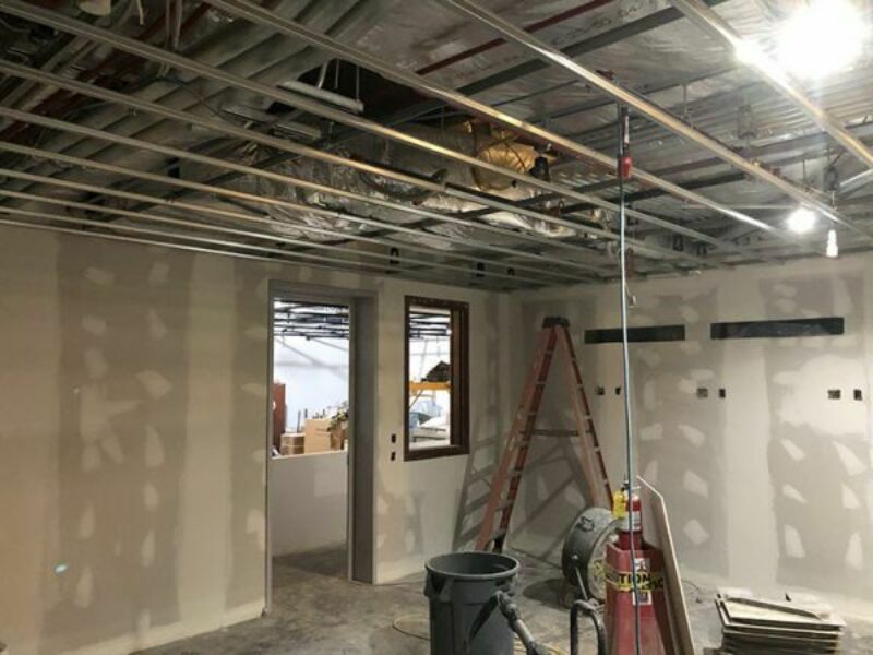 Bellisario Media Center construction photo