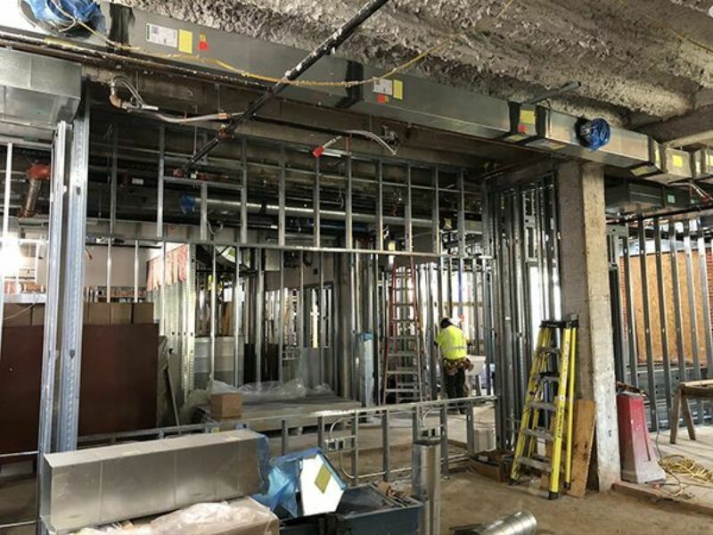 Bellisario Media Center construction photo