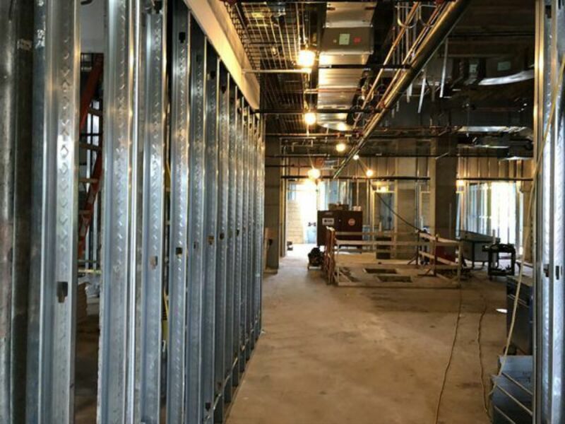 Bellisario Media Center construction photo