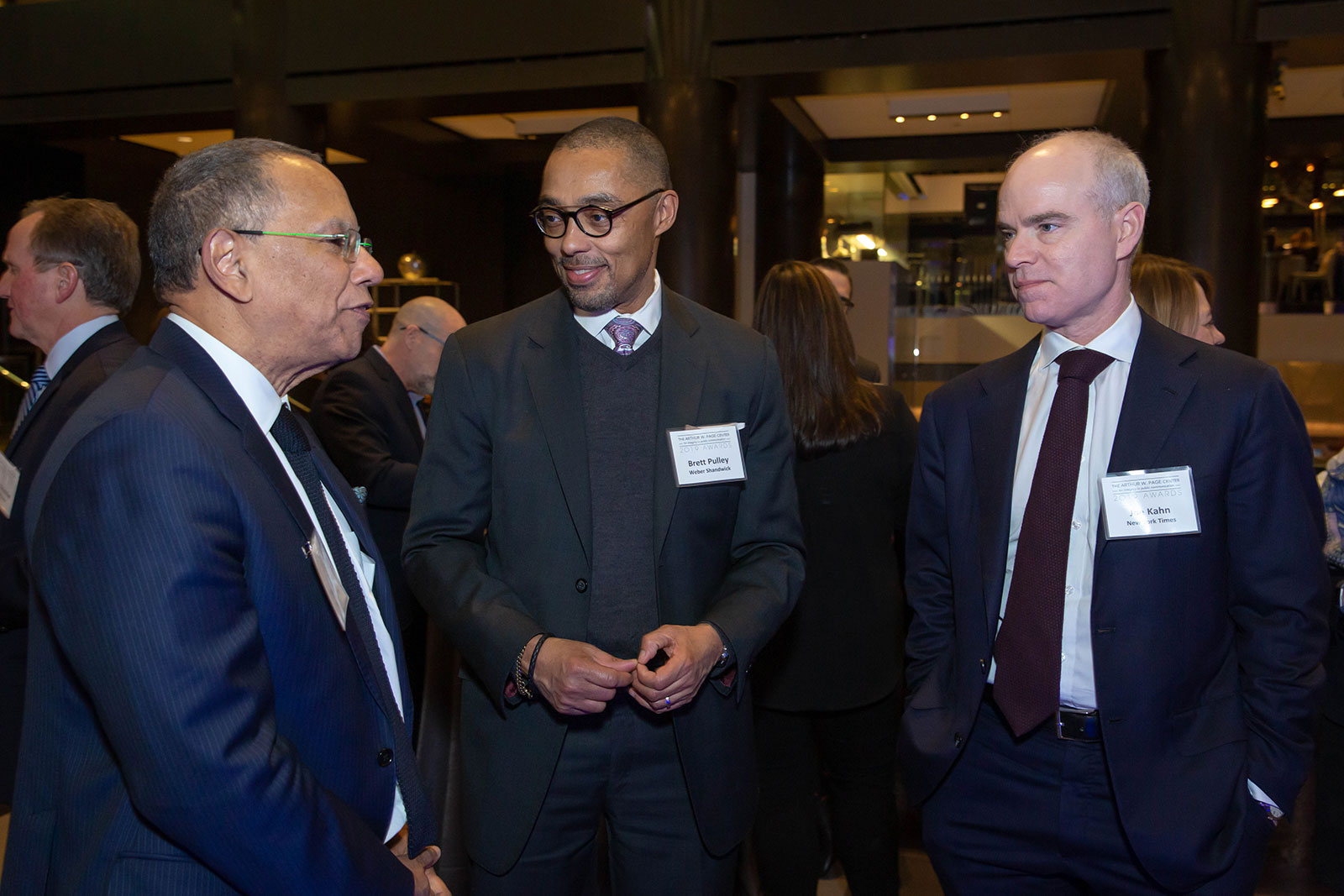  Honoree Dean Baquet, Brett Pulley and Joe Kahn