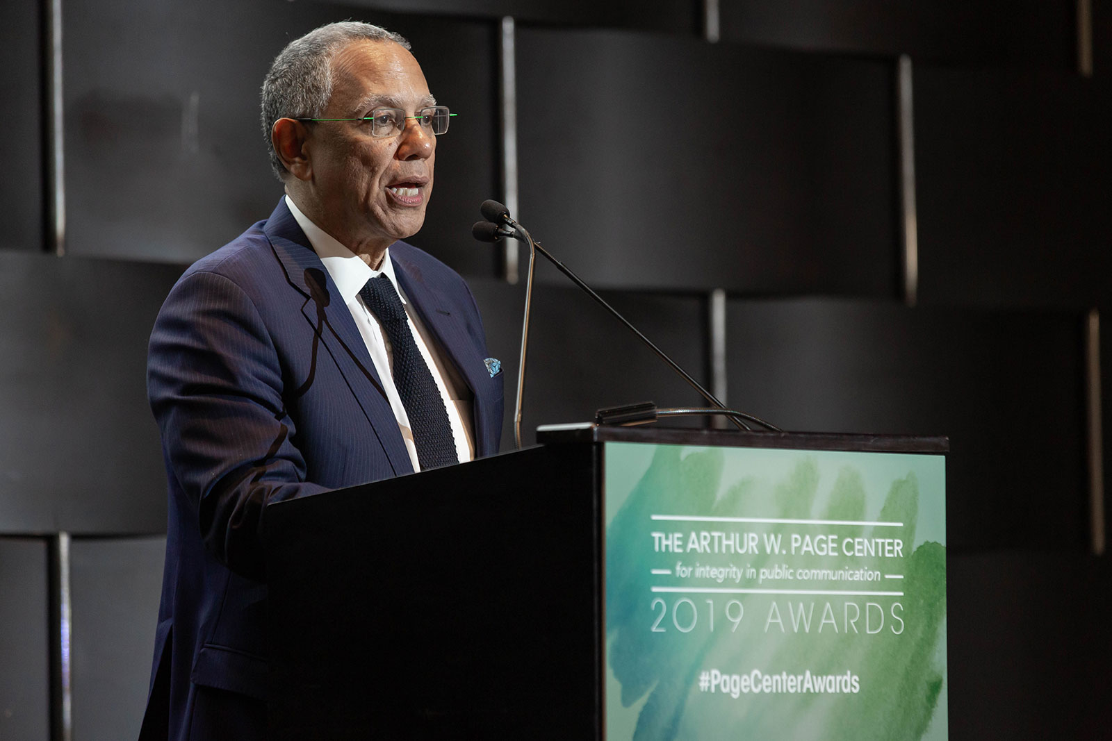 Honoree Dean Baquet altered his speech the day of the event. 