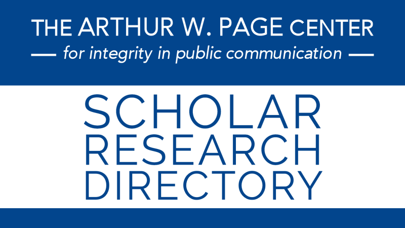 Page Center Research Directory