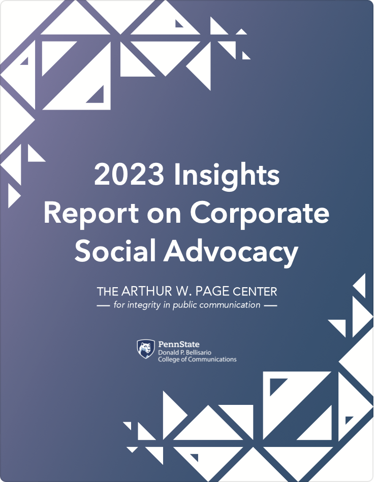 Insights Report by the Page Center - 2023