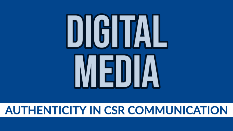 Authenticity in CSR Communication