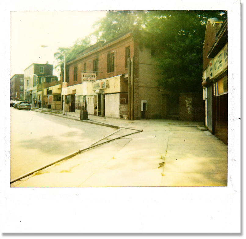 Abandoned storefronts on Whitelock Street.